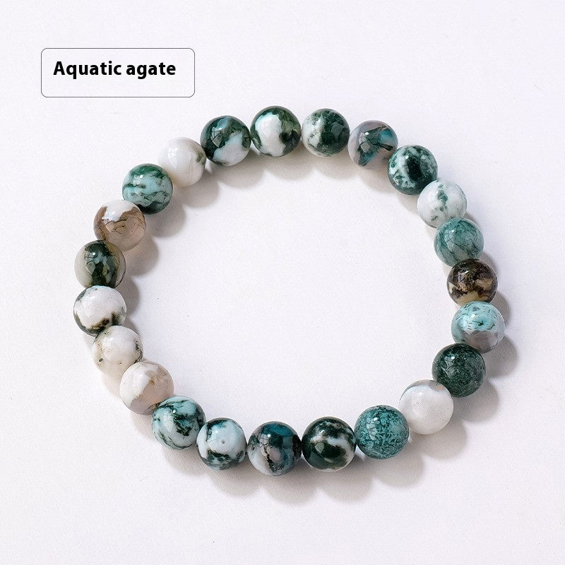 8mm Natural Crystal Stone Beads Bracelet