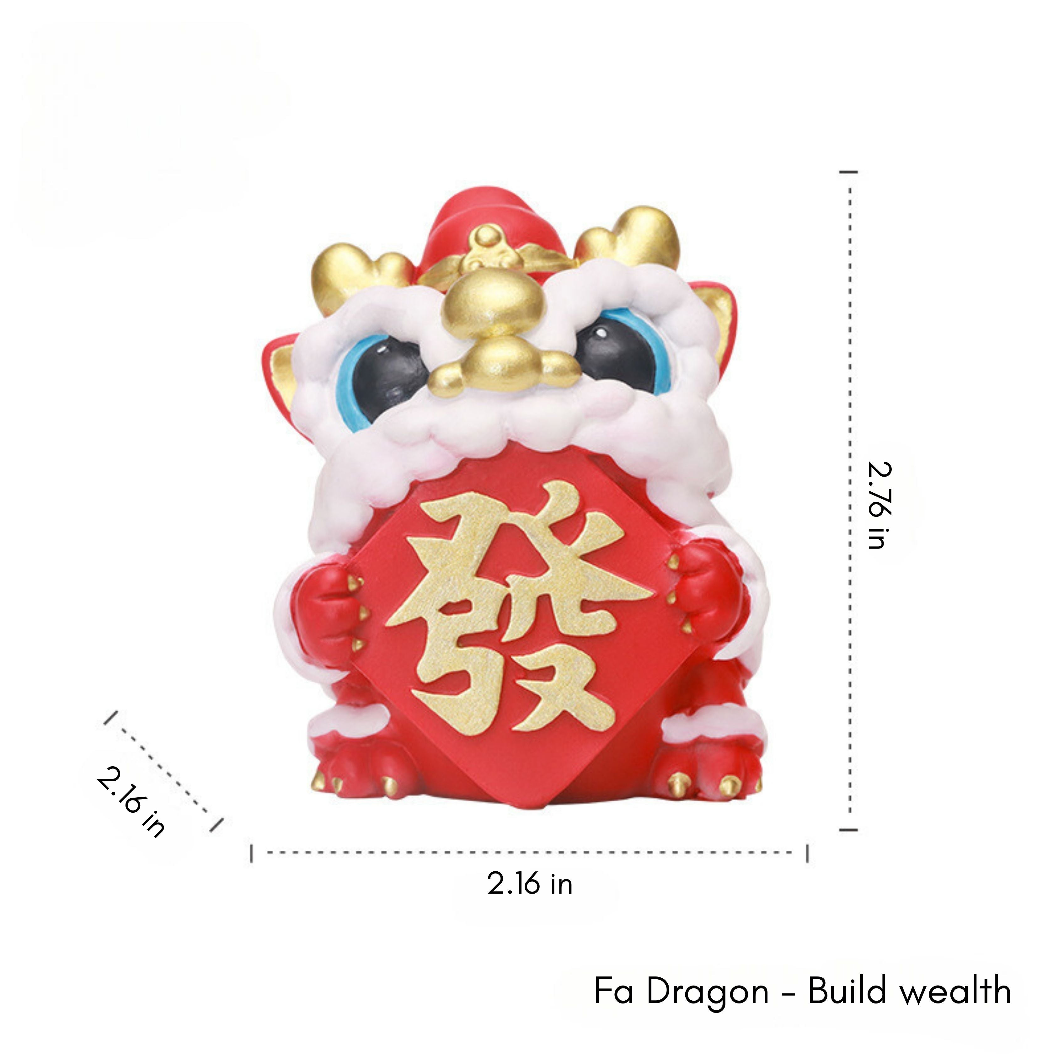 Lucky Dragon Prosperity Desk Ornament