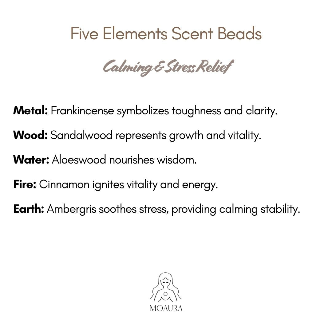 Aromatic Five Elements Fengshui Healing bracelet