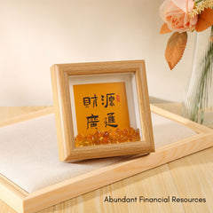 Gold Ingot DIY Picture Frame for Wealth-Home or Office Desk Decoration