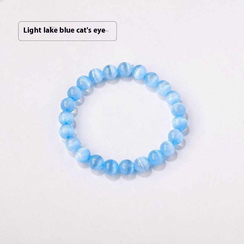 8mm Natural Crystal Stone Beads Bracelet