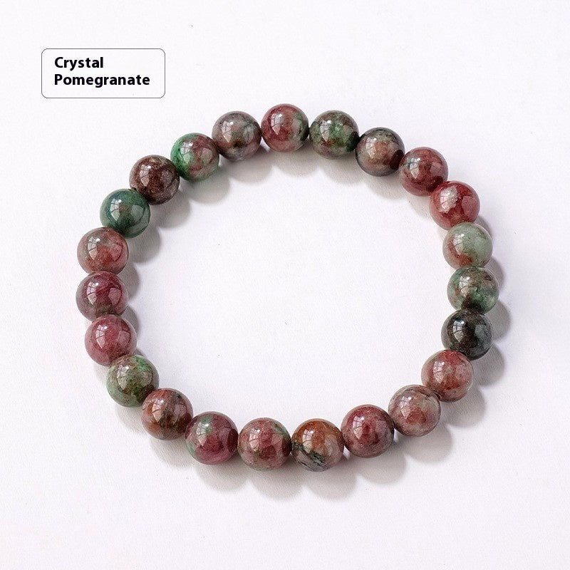 8mm Natural Crystal Stone Beads Bracelet