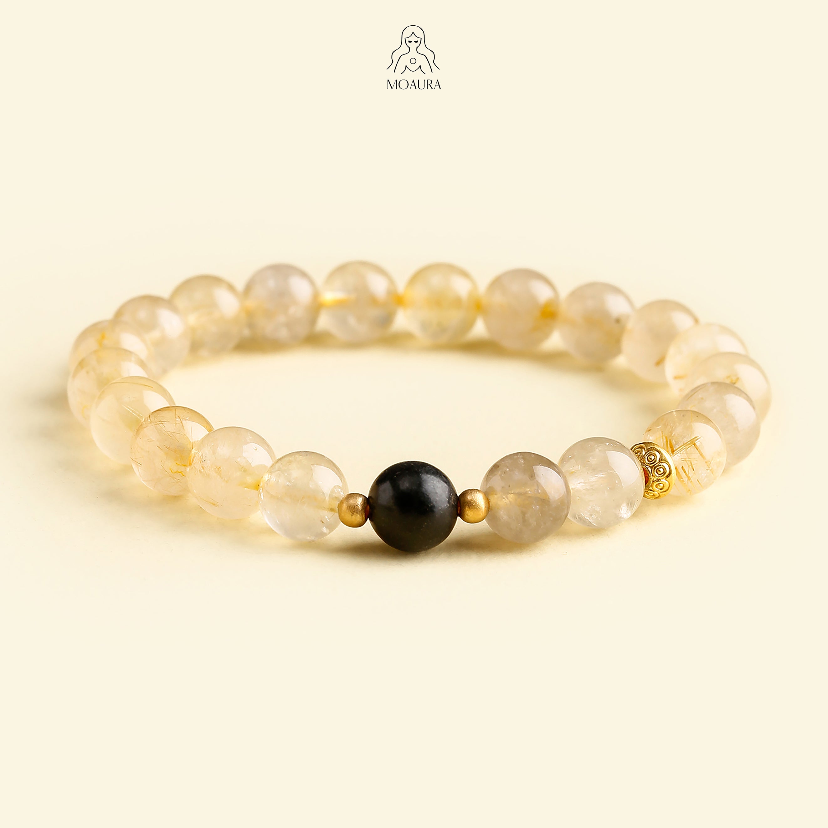 Aromatic Single Water Element & Citrine Bracelet Fengshui Bracelet