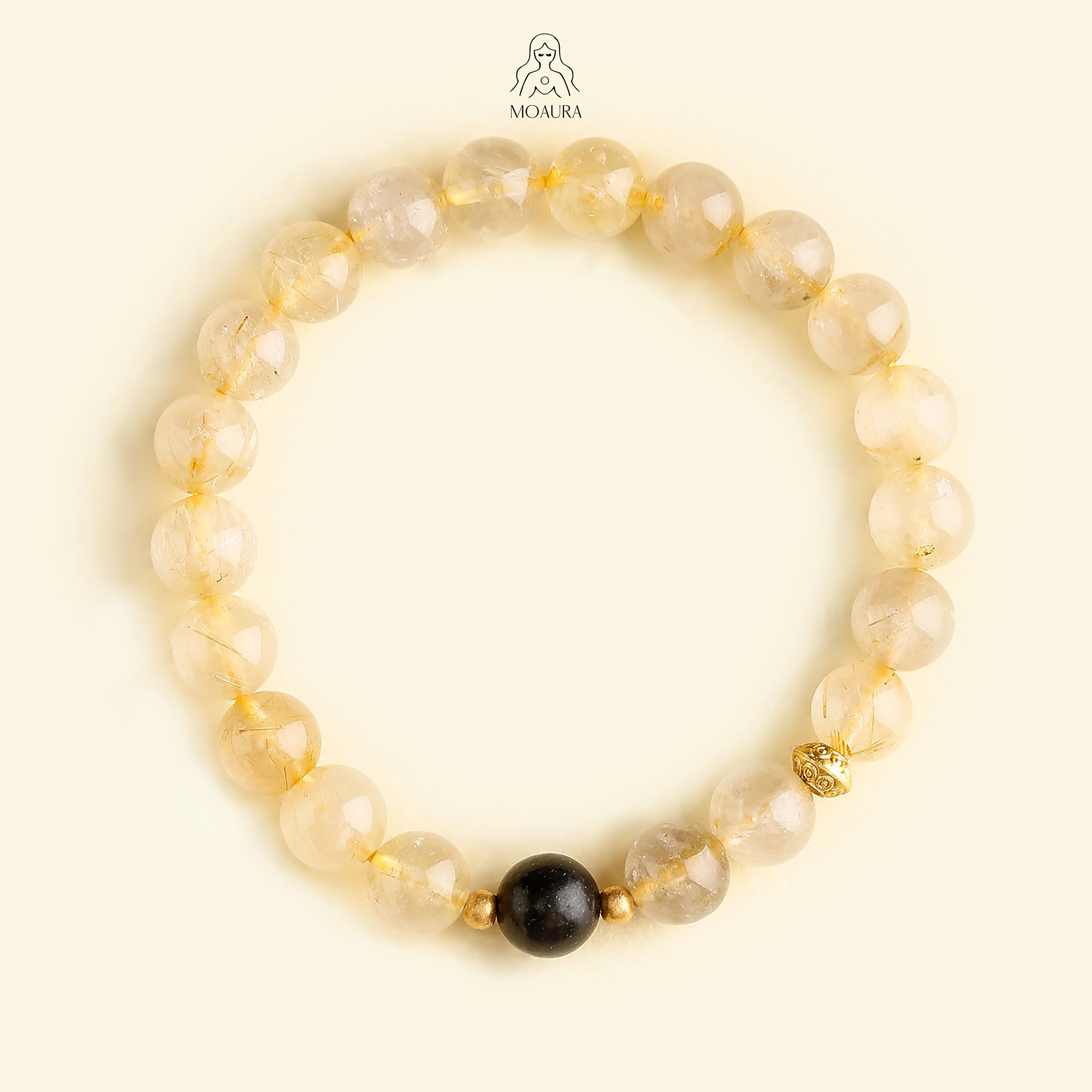 Aromatic Single Water Element & Citrine Bracelet Fengshui Bracelet