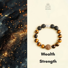 Aromatic Single Metal Element & Yellow Tiger's Eye Bracelet Fengshui Bracelet