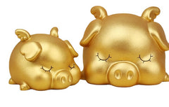 Golden piggy bank attract money Fa Cai piggy bank lucky