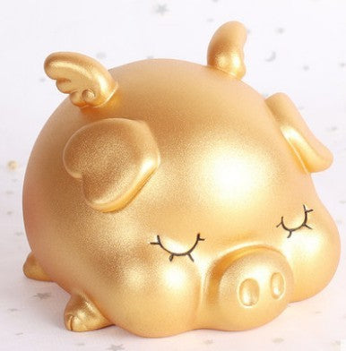 Golden piggy bank attract money Fa Cai piggy bank lucky