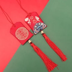 Chinese Style Fortune Bag Embroidery Good Luck Charm Feng Shui Amulet