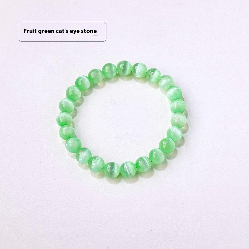 8mm Natural Crystal Stone Beads Bracelet