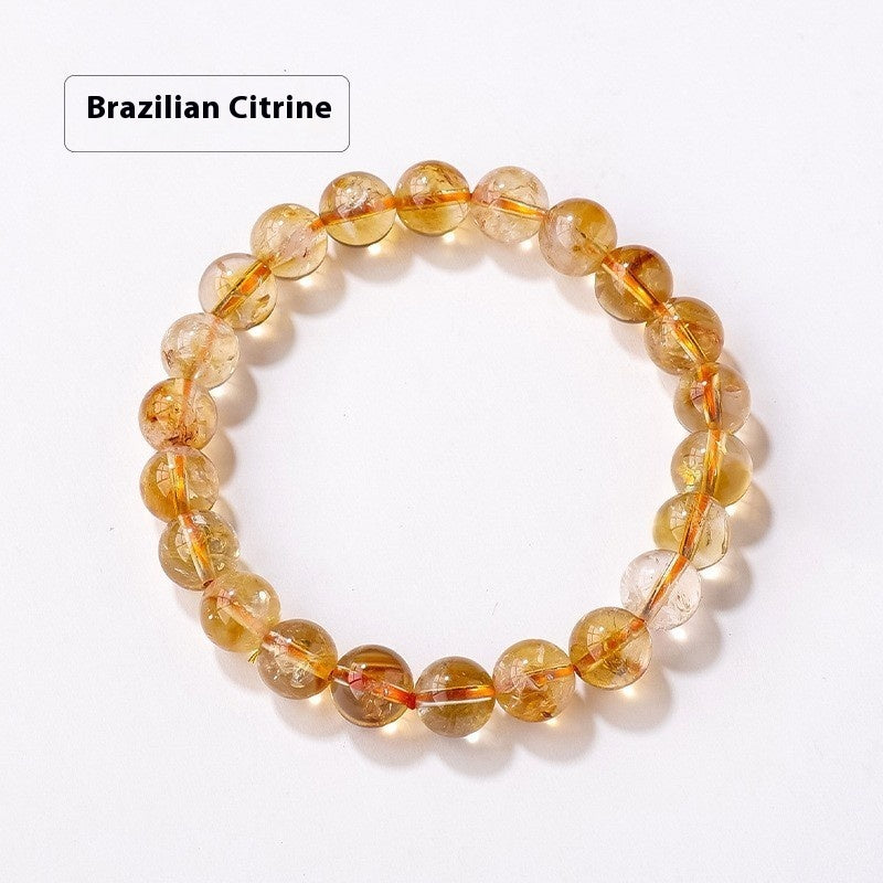 8mm Natural Crystal Stone Beads Bracelet