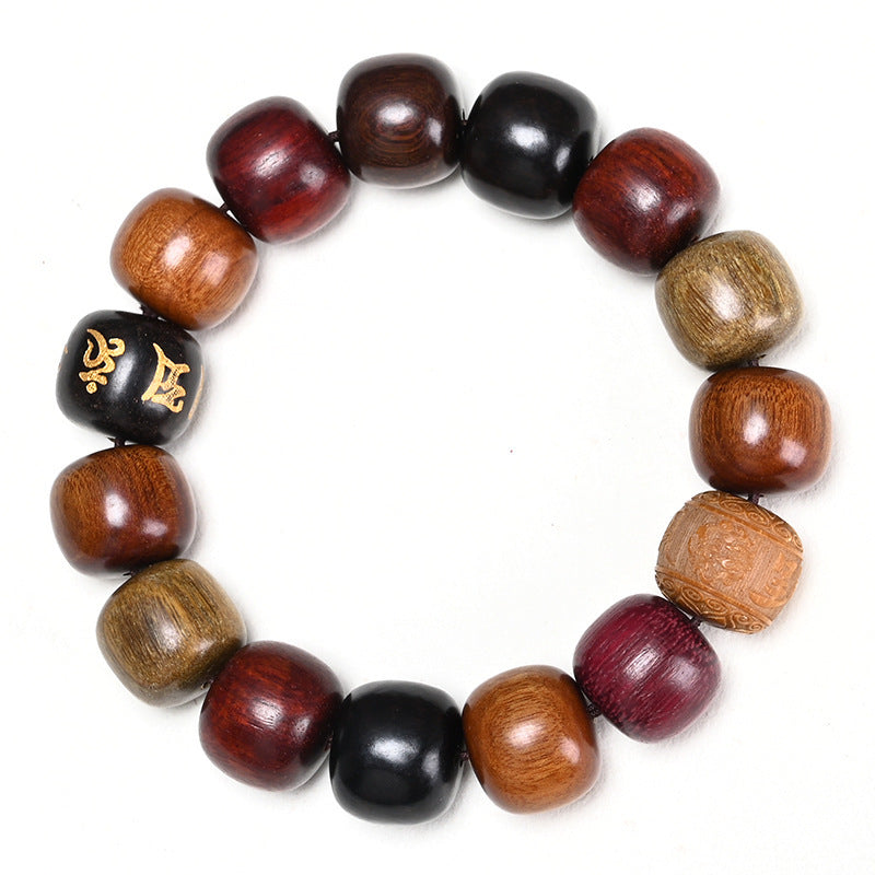 National Style Wooden Beaded Bracelet Bracelets 108 PCs